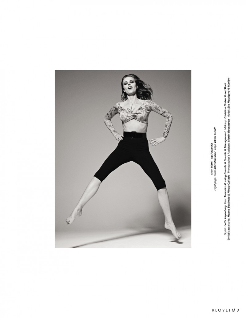 Eva Herzigova featured in Who Put The Bomp, March 2012