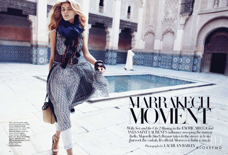 Maryna Linchuk featured in Marrakech Moment, March 2010
