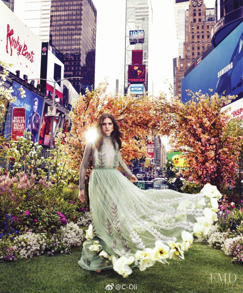 Hari Nef featured in Gucci Urban Garden, August 2017