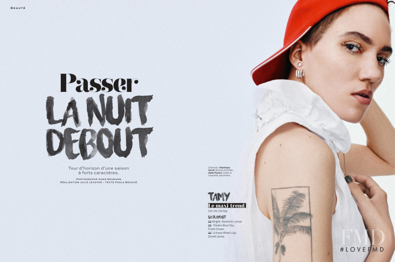 Tamy Glauser featured in Passer la nuit debout, September 2016