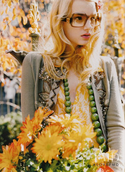 Lily Donaldson featured in Sunday Girl, February 2005