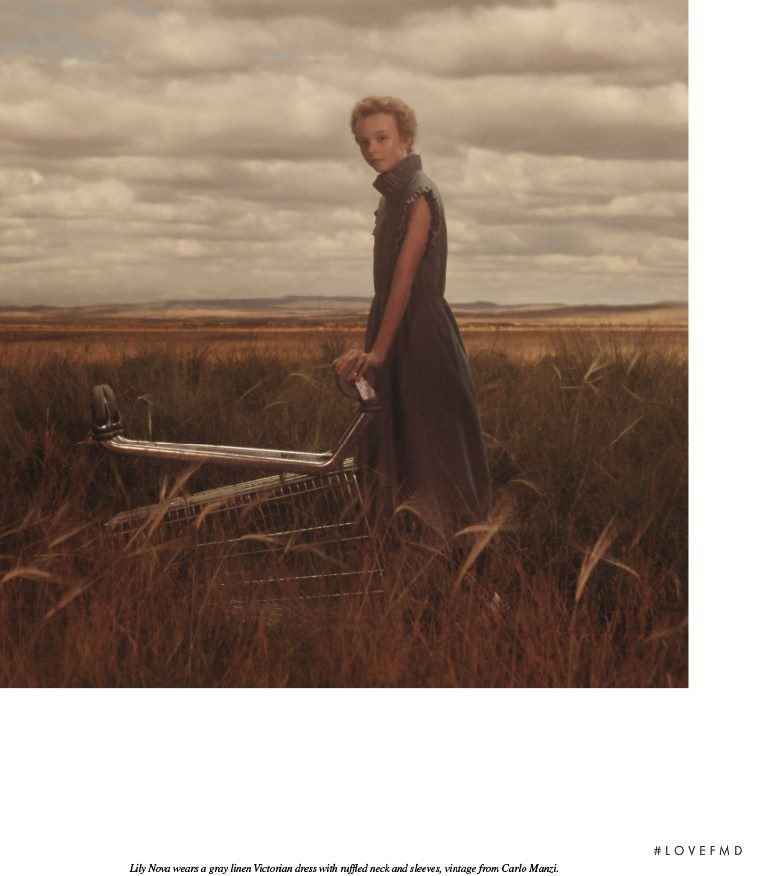 Lily Nova featured in Photographer: David Sims, February 2016