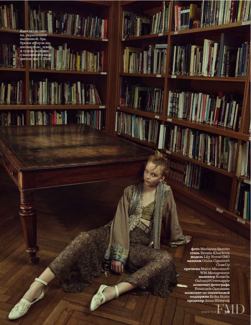 Lily Nova featured in Etro Special, May 2016