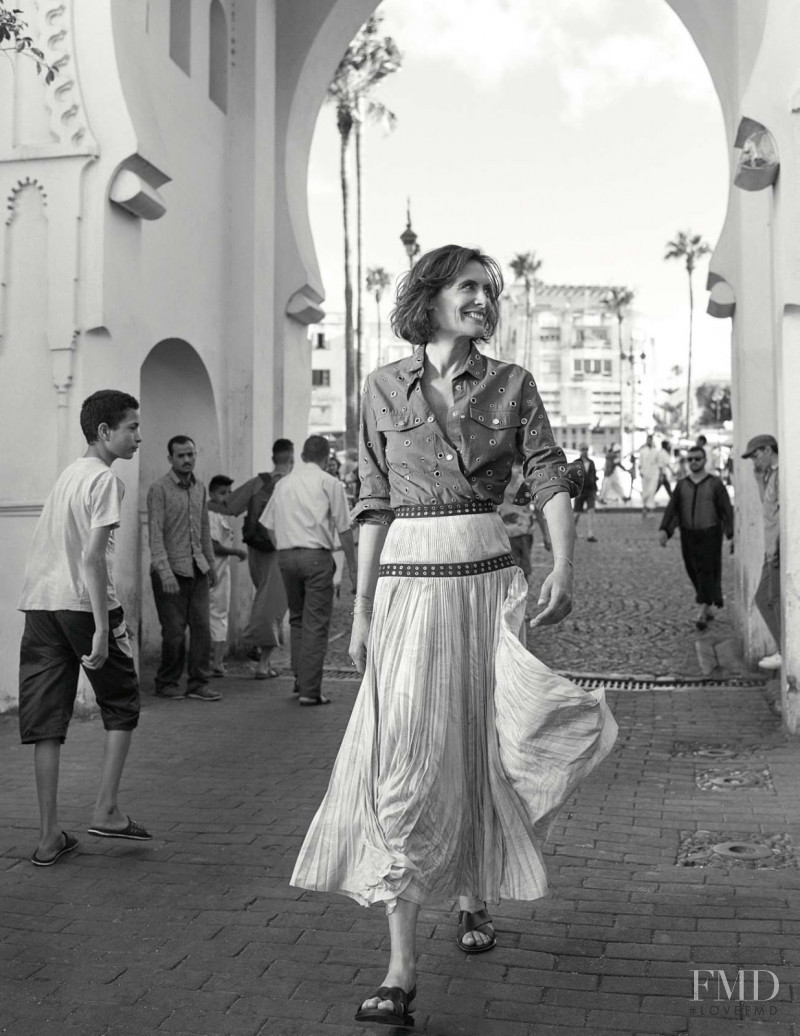 Ines de la Fressange featured in Under The Sea Of The Medina, August 2017