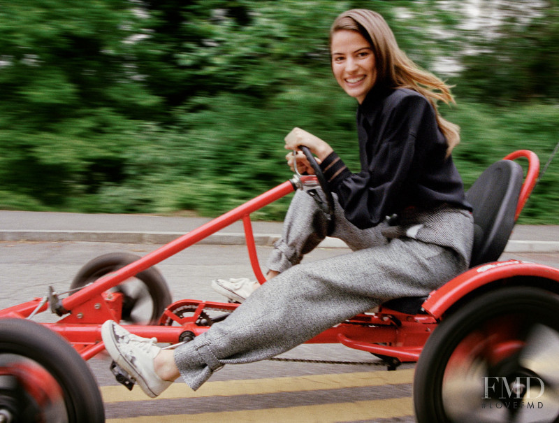 Cameron Russell featured in Go Girl, September 2017