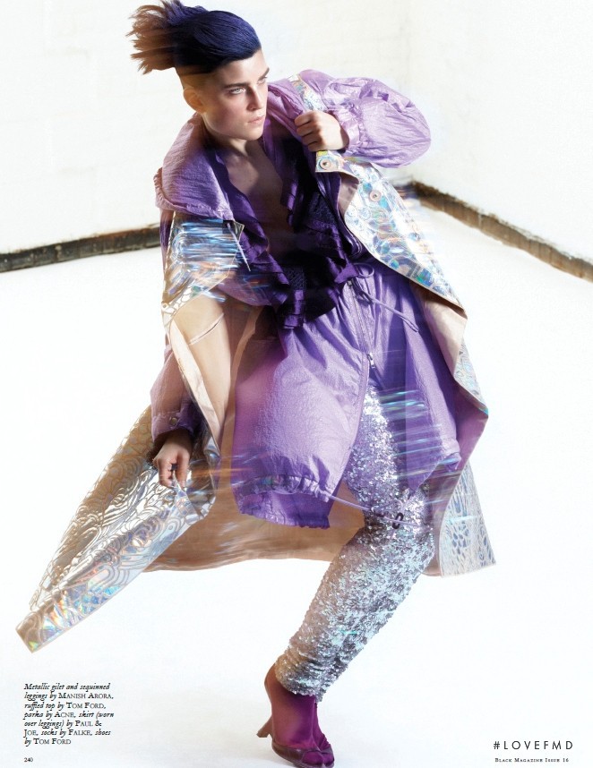 Jana Knauerova featured in Electric Warrior, March 2012