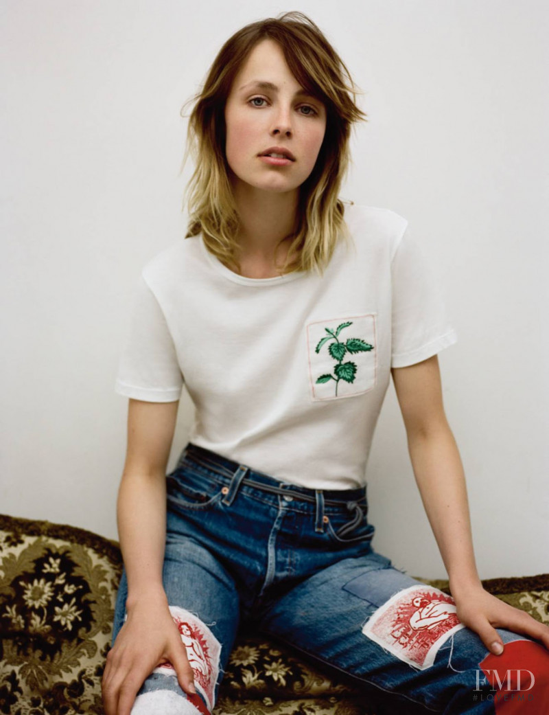 Edie Campbell featured in The Edie Project, July 2016