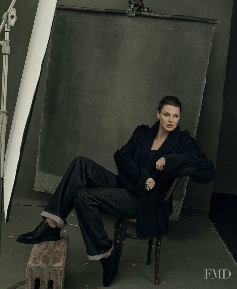 Linda Evangelista featured in Good Jeans, September 2017