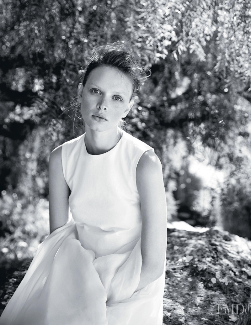 Daniela Witt featured in The Colour Of White, July 2016