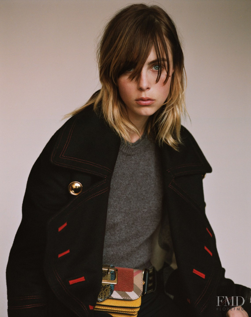 Edie Campbell featured in Modern Brit, August 2016