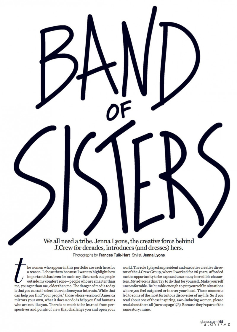 Band of Sisters, September 2017