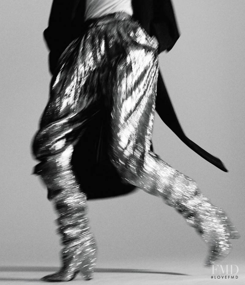 Iselin Steiro featured in Metallic Shimmer, September 2017