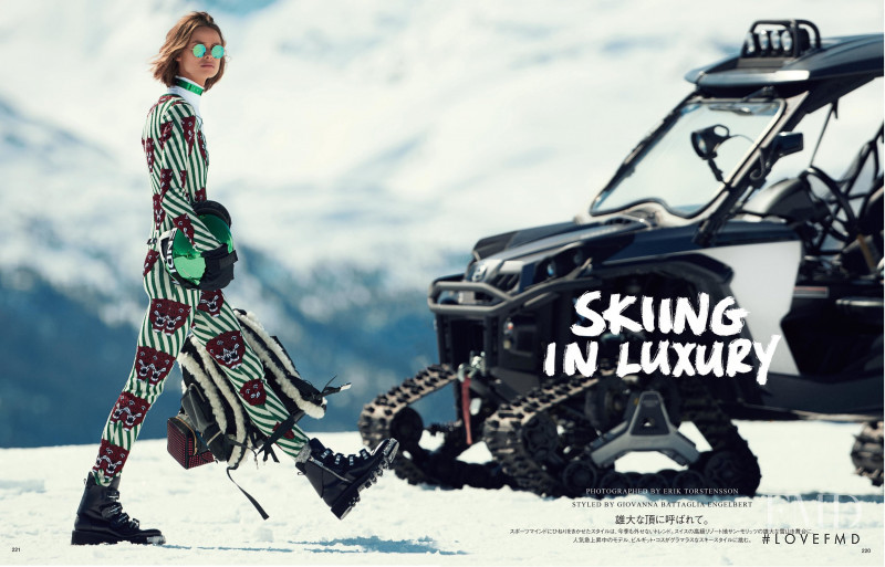 Birgit Kos featured in Skiing in Luxury, August 2017