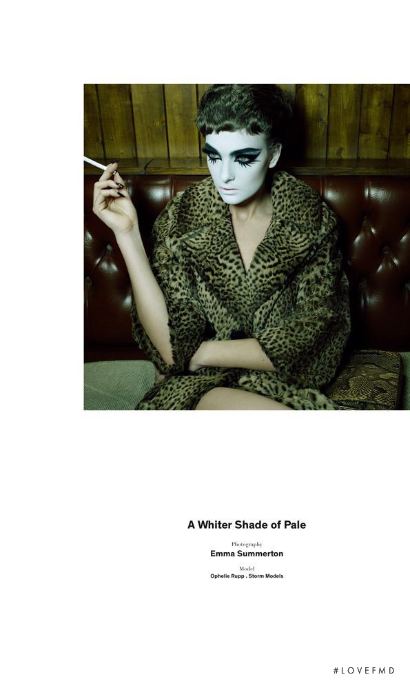 Ophelie Rupp featured in A Whiter Shade Of Pale, March 2012