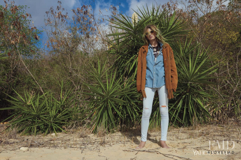 Bregje Heinen featured in How to Wear Denim Like A Rock Star, November 2015