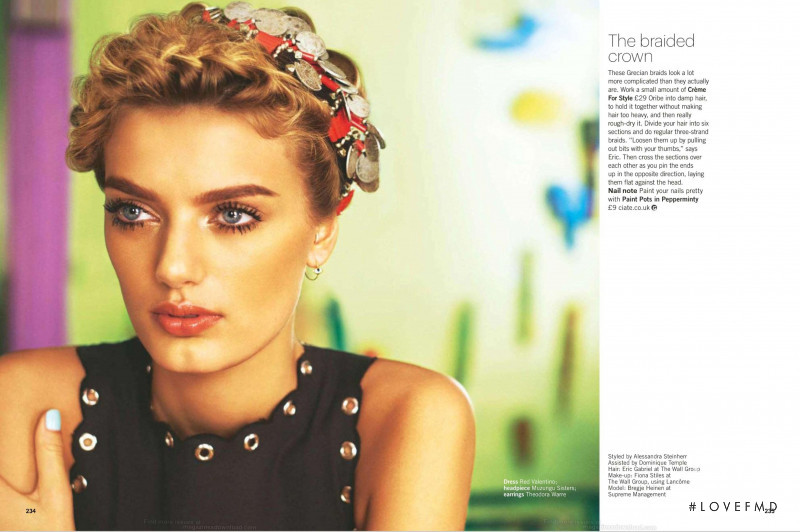 Bregje Heinen featured in Hot Holiday Hair, July 2015