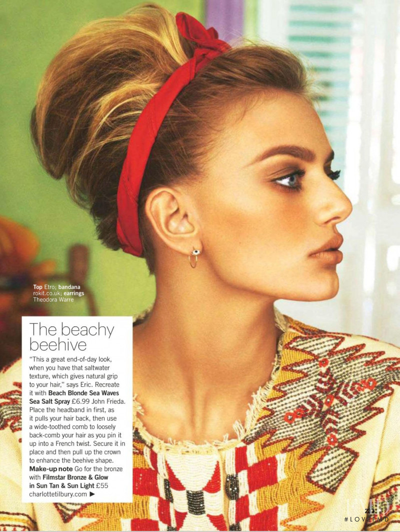 Bregje Heinen featured in Hot Holiday Hair, July 2015