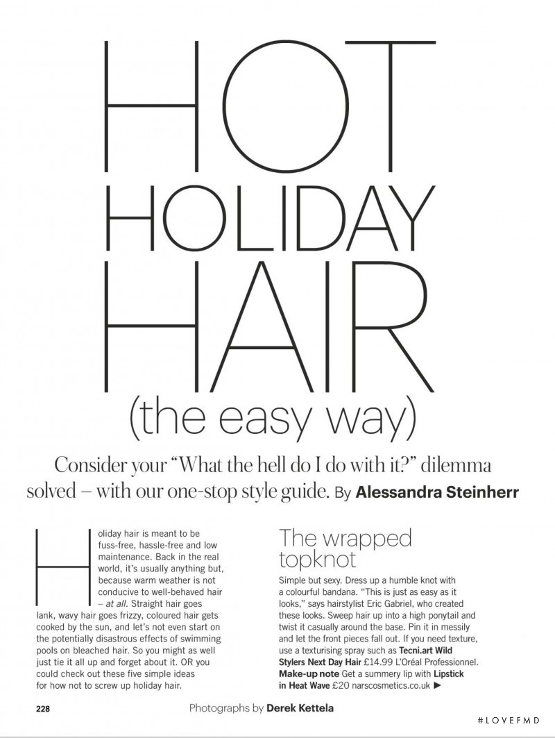 Hot Holiday Hair, July 2015