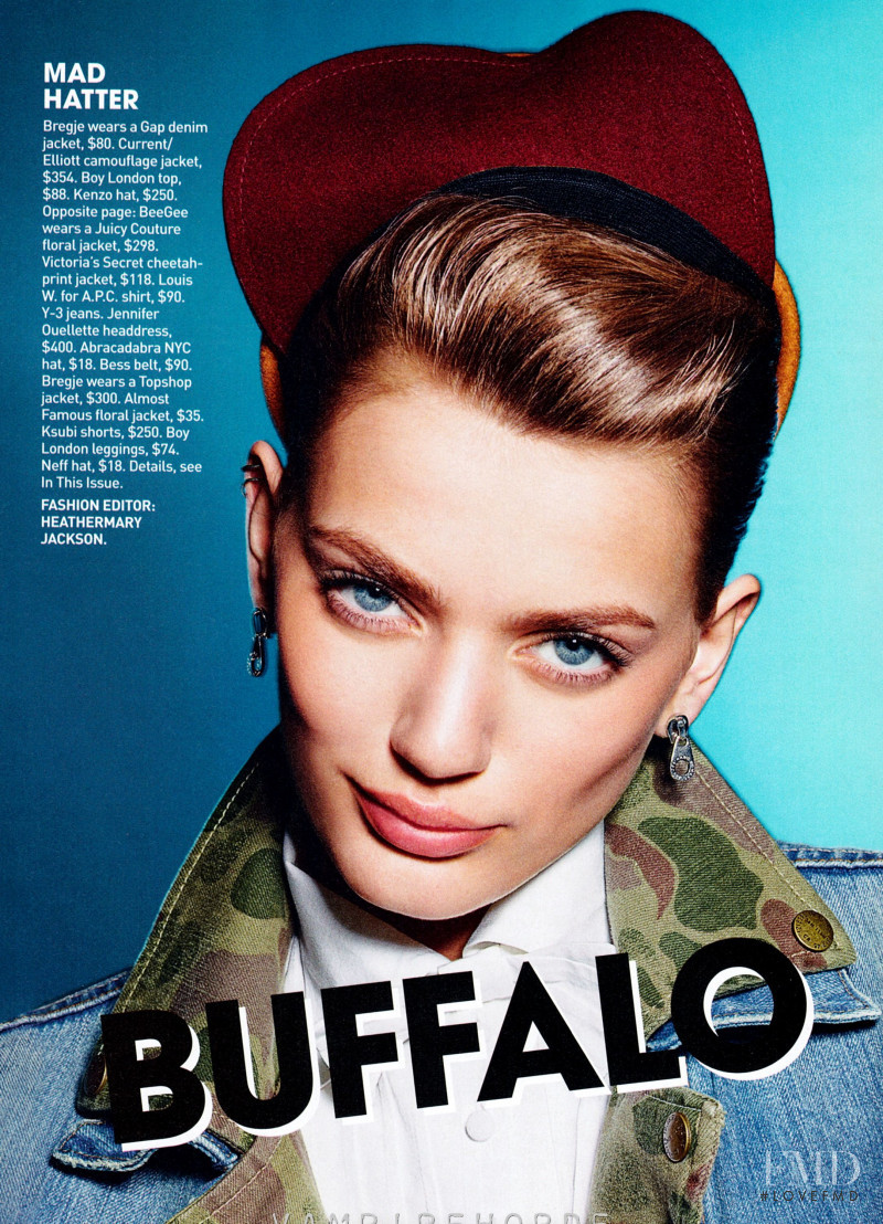 Bregje Heinen featured in Buffalo Girls, August 2012