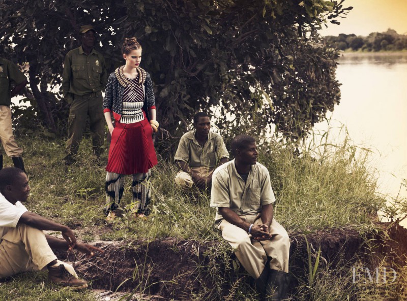 Edda Oskars featured in Outré Africa, May 2012