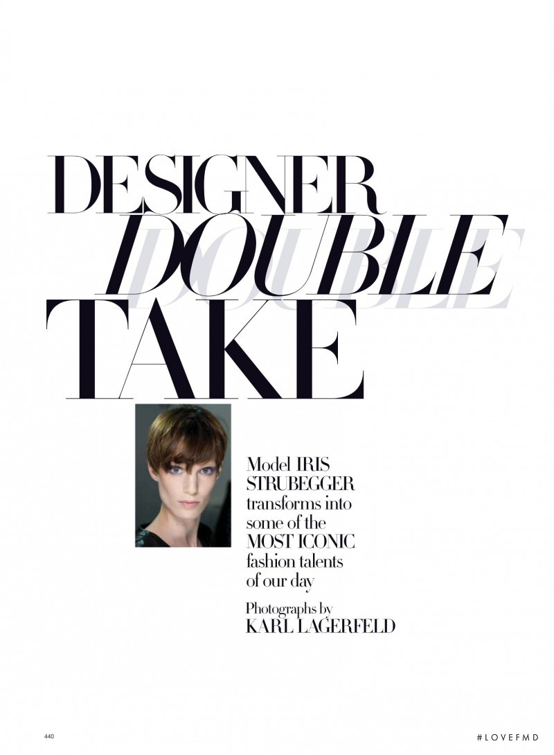 Designer Double Take, March 2010