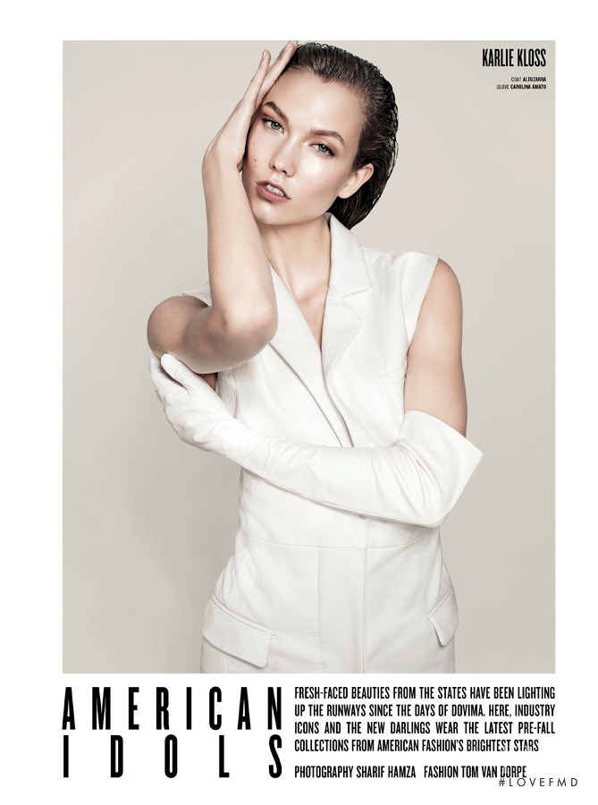 Karlie Kloss featured in American Idols, June 2012