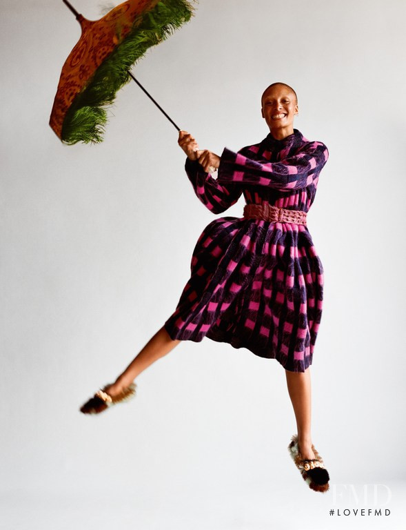 Adwoa Aboah featured in Alasdair\'s Girls, May 2017