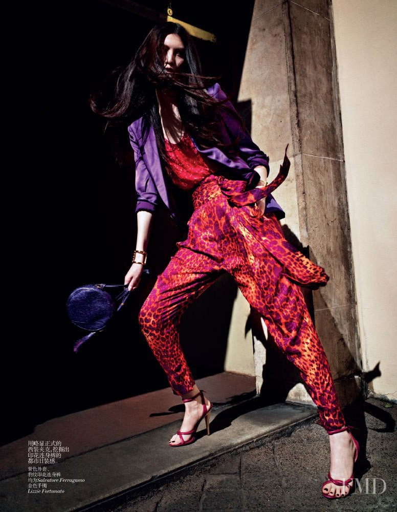 Sui He featured in Exotic Chic, June 2012