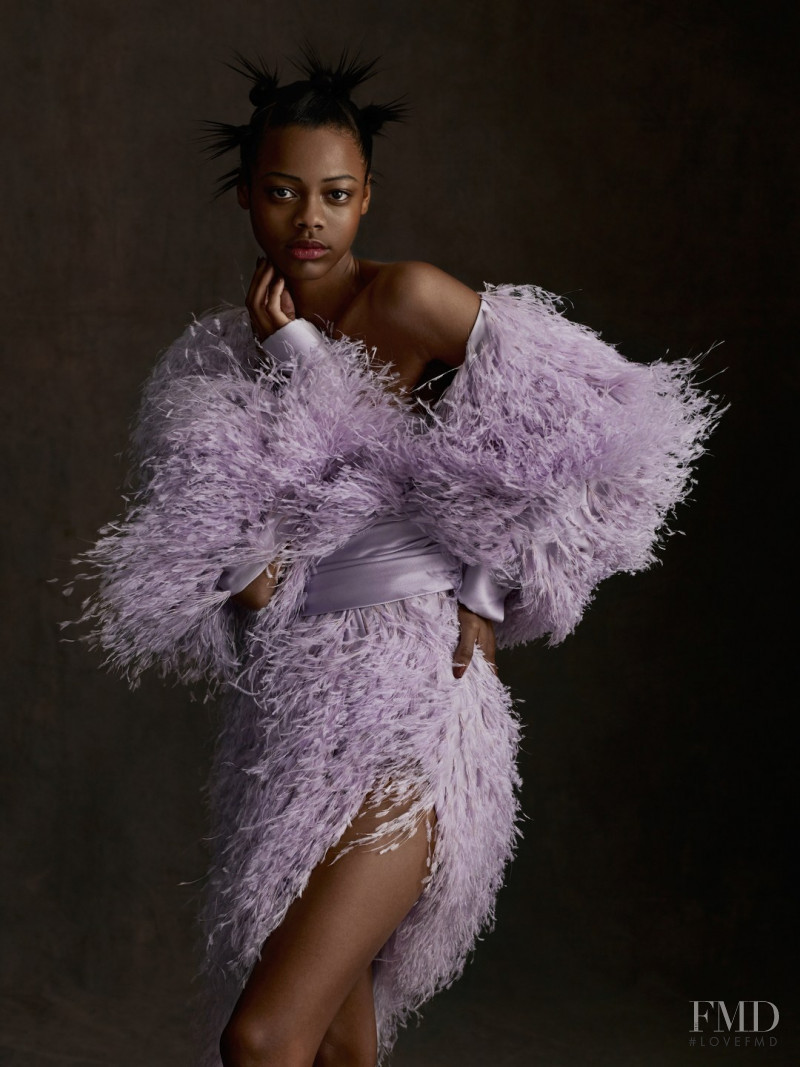 Aaliyah Hydes featured in Couture, September 2017