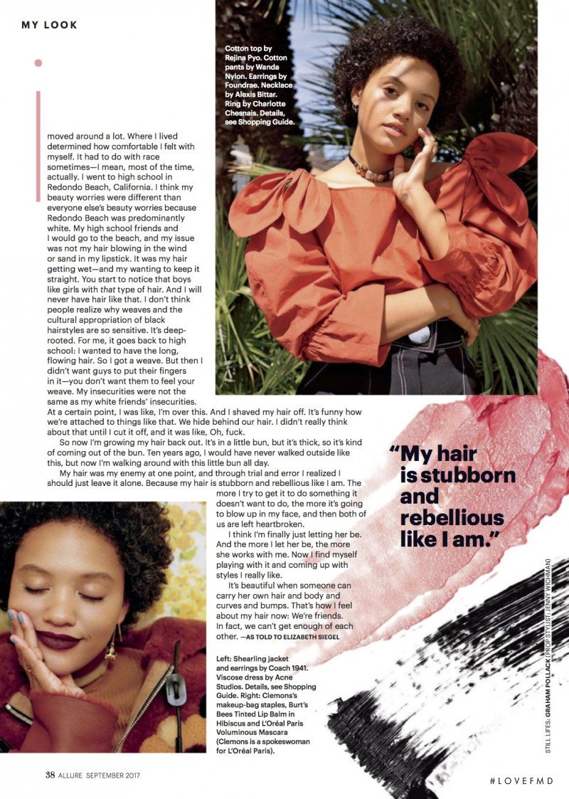 Talking Beauty with Kiersey Clemons, September 2017