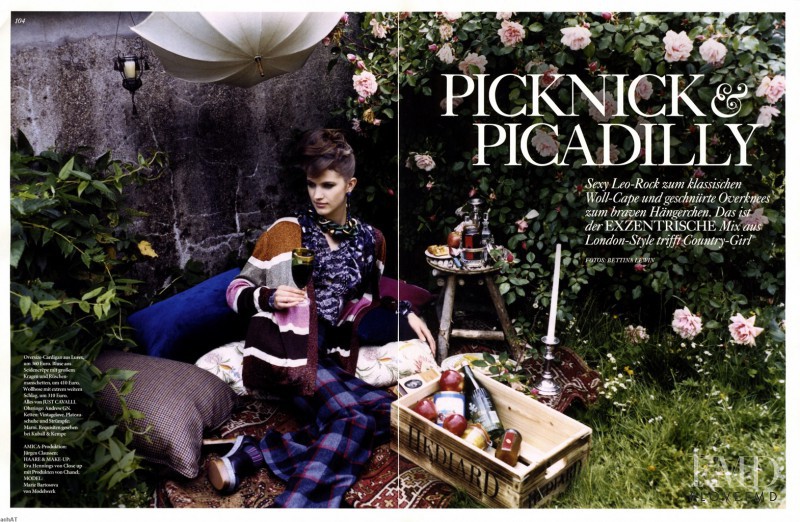 Marie Bartosova featured in Picknick & Picadilli, September 2008