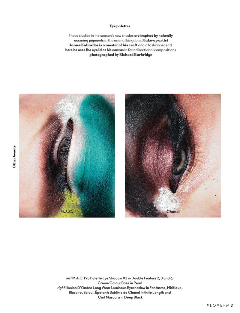 Josephine Skriver featured in Eye Palettes, September 2011