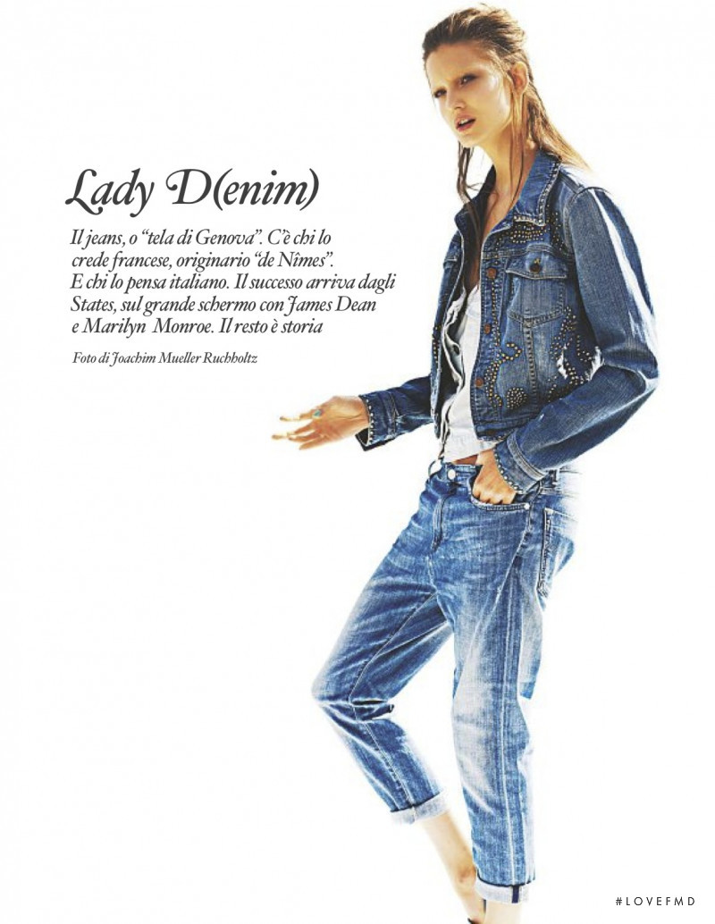 Nadine Ponce featured in Lady D(enim), August 2012
