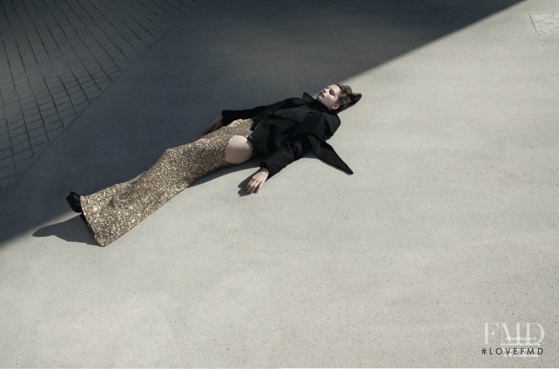 Suzie Bird featured in Haider Ackermann, September 2011