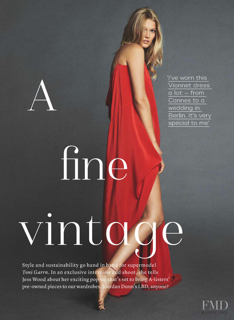 Toni Garrn featured in A Style Vintage, October 2017