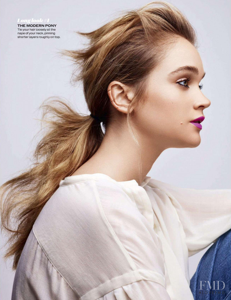 Rosie Tupper featured in How To Grow Your Hair, October 2014