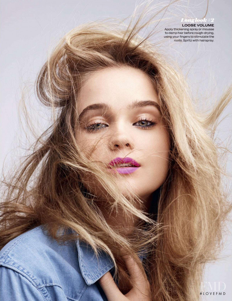 Rosie Tupper featured in How To Grow Your Hair, October 2014