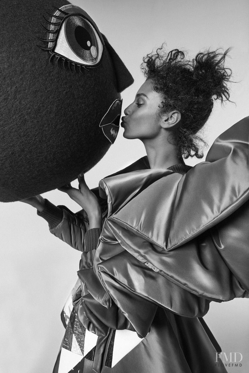 Imaan Hammam featured in The Art of Confidence, October 2017