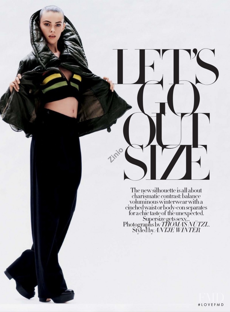 Georgeta Dragan featured in Let\'s Go Out Size, November 2007