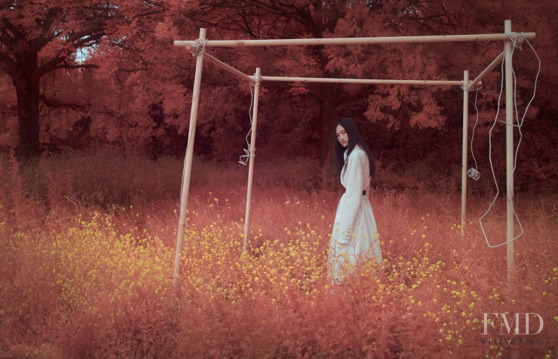 Jing Wen featured in Ethereal Beauty, October 2017