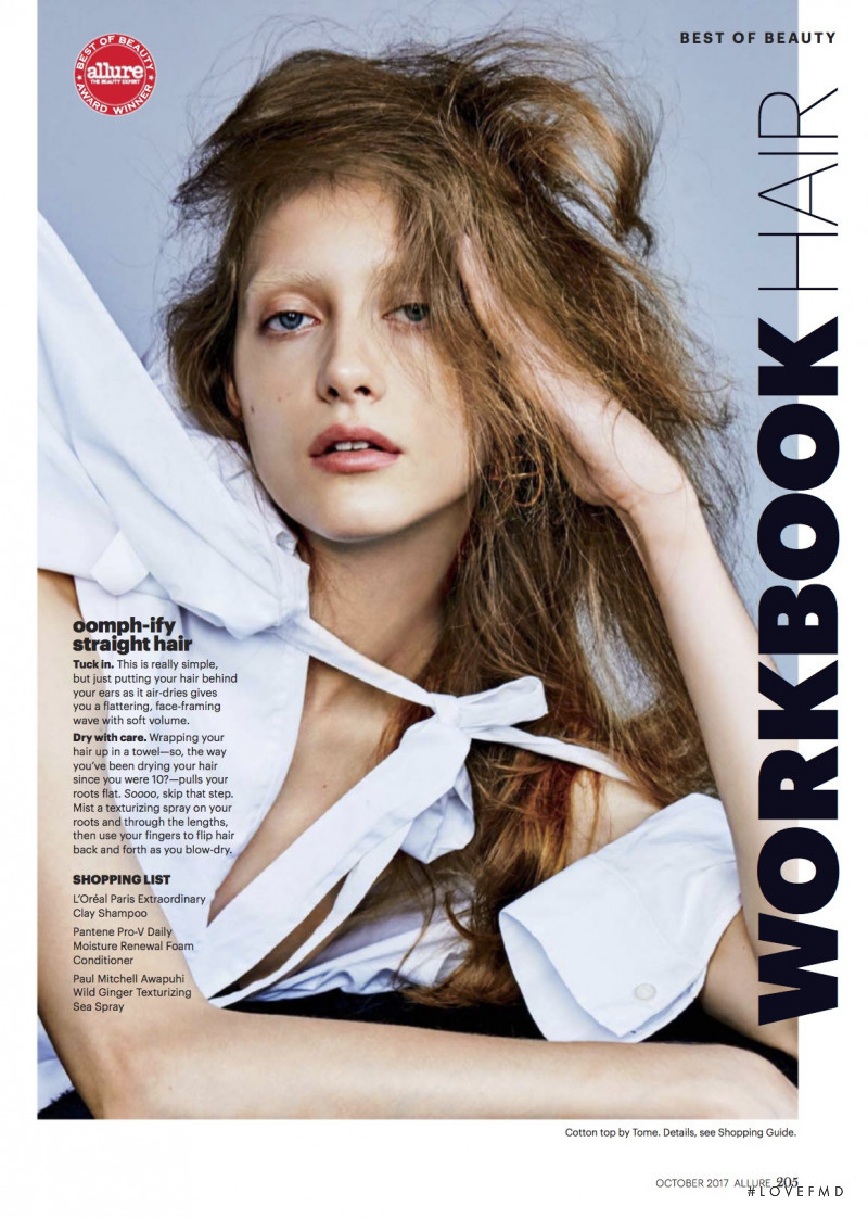 Lia Pavlova featured in Best of Beauty: Workbook, October 2017