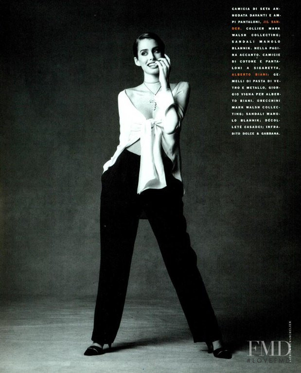 Cathy Fedoruk featured in bianco, February 1991