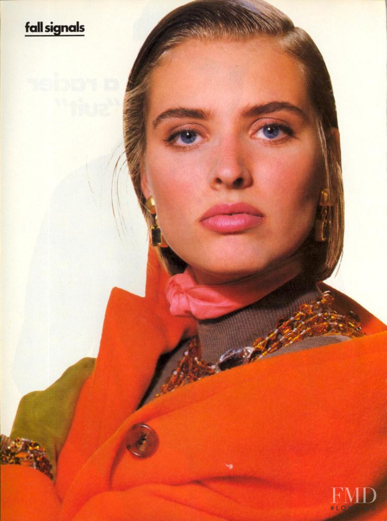 Cathy Fedoruk featured in Fall Signals, July 1988