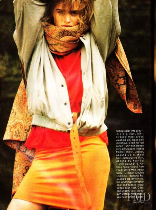 Cathy Fedoruk featured in Easy Style - The Right Stuff!, June 1988