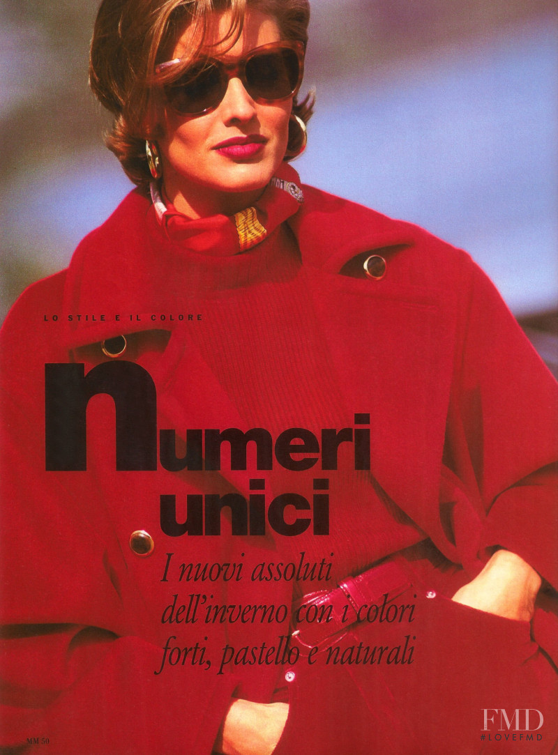 Cathy Fedoruk featured in Numeri Unici, September 1993