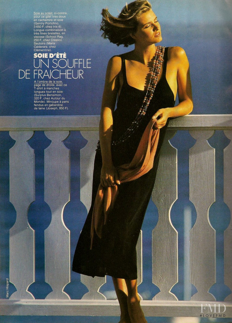 Cathy Fedoruk featured in Soie D\'Ete, June 1989