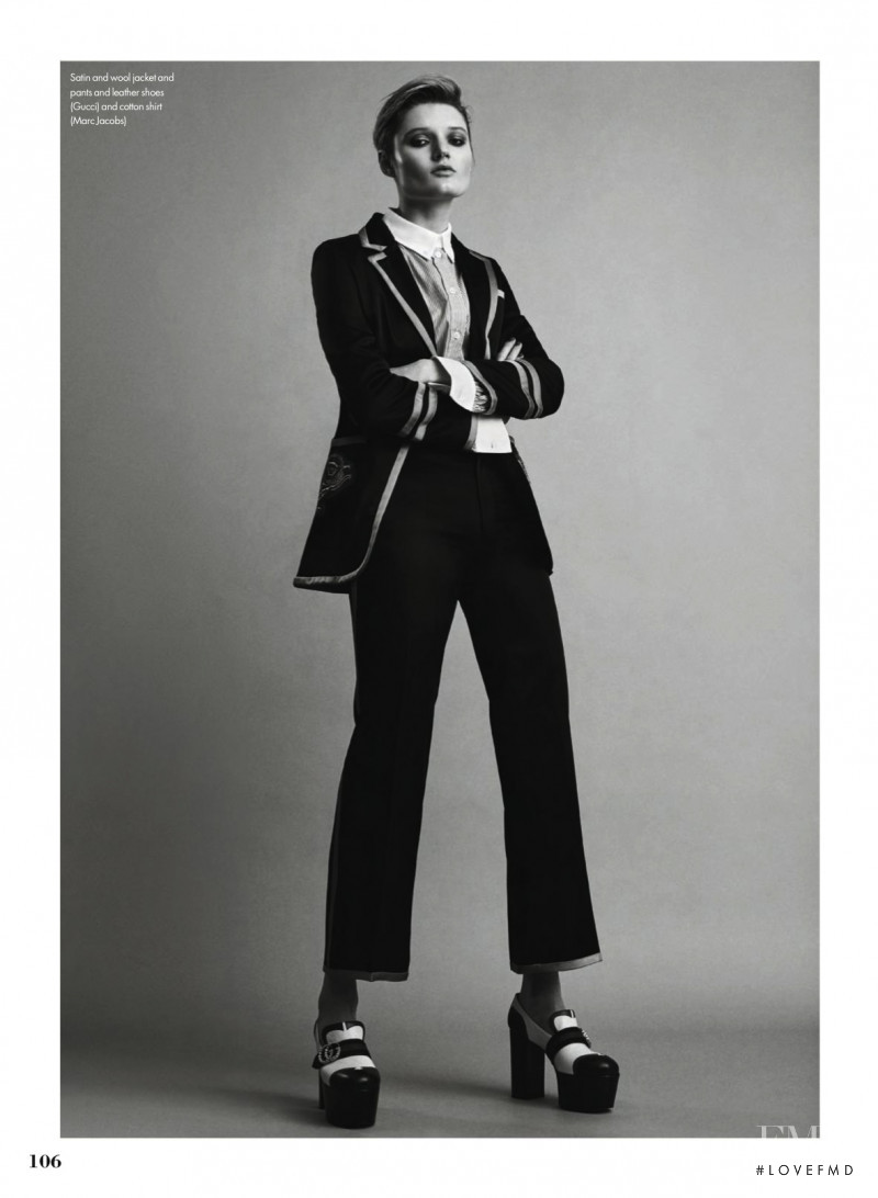Olivia Jansing featured in Gentlewoman, March 2017