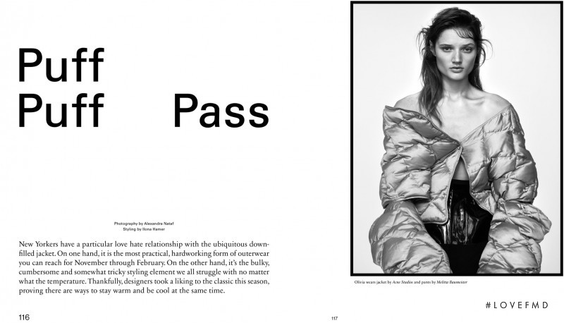 Olivia Jansing featured in Puff Puff Pass, September 2016