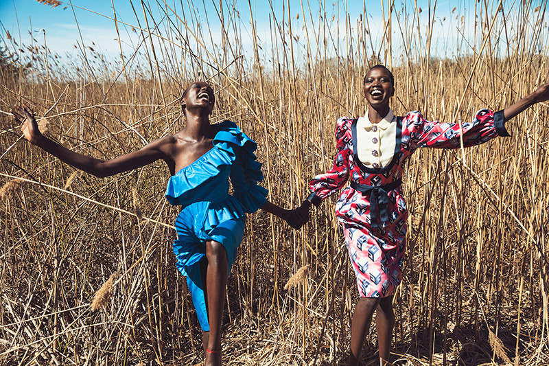 Ajak Deng featured in Fresh Approach To Fashion, April 2017