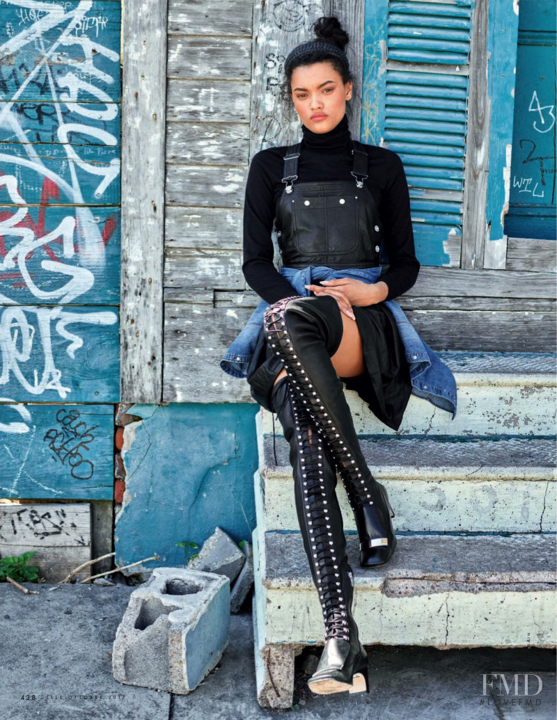 Lameka Fox featured in Graffiti Denim, October 2017